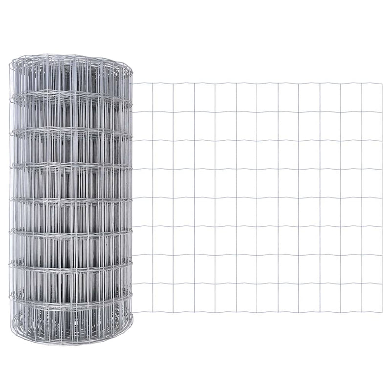 ギャラリービューアに画像をロードする, Vidaxl euro hek 0,6 x 50 m pvc-gecoat ijzer
