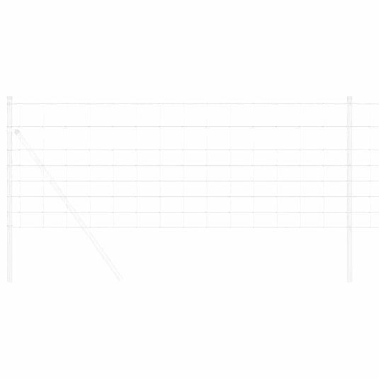 Vidaxl wilde hek warm verzinkt 1000 x 80 x 0,18 cm ijzer