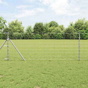 Vidaxl weidehekwerk zilver 25 x 0,8 m gegalvaniseerd staal