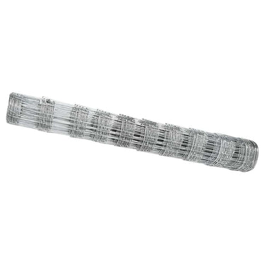 Vidaxl weidehekwerk zilver 25 x 1 m gegalvaniseerd staal