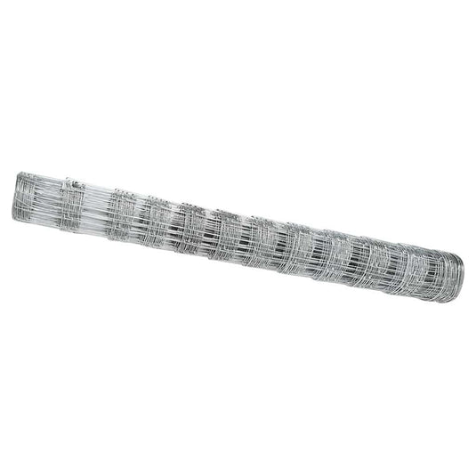 Vidaxl weidehekwerk zilver 25 x 1,2 m gegalvaniseerd staal