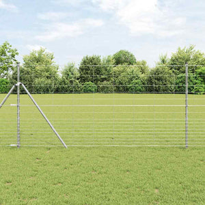 Vidaxl weidehekwerk zilver 25 x 1,2 m gegalvaniseerd staal