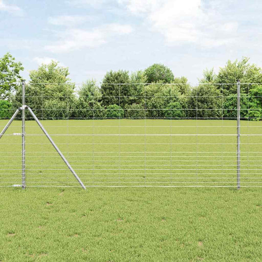 Vidaxl weidehekwerk zilver 25 x 1,2 m gegalvaniseerd staal