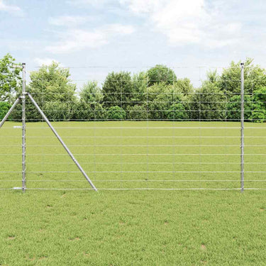Vidaxl weidehekwerk zilver 25 x 1,4 m gegalvaniseerd staal