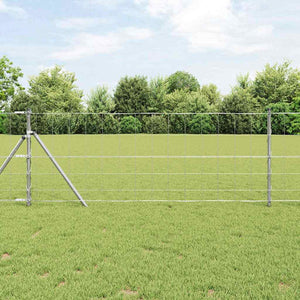 Vidaxl weidehekwerk zilver 50 x 0,8 m gegalvaniseerd staal