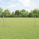 Vidaxl weidehekwerk zilver 50 x 0,8 m gegalvaniseerd staal