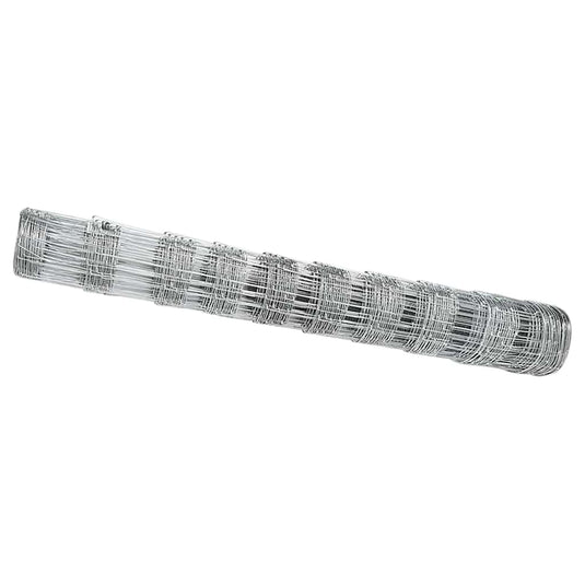 Vidaxl weidehekwerk zilver 50 x 1 m gegalvaniseerd staal