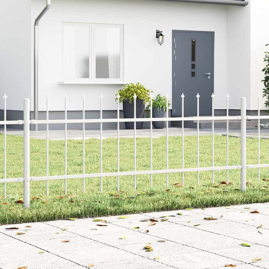 Vidaxl tuinhek wit 1,7 x 0,6 m poedercoating staal