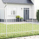 Vidaxl tuinhek wit 1,7 x 1,5 m poedercoating staal
