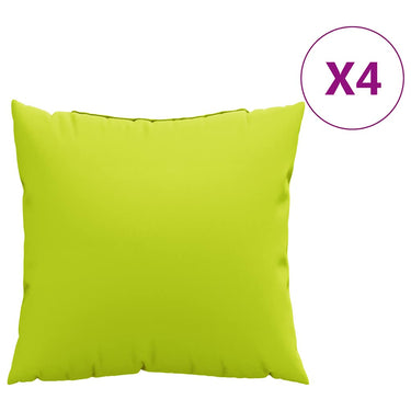 Vidaxl bankkussens 4 stuks felgroen 60x60 cm stof