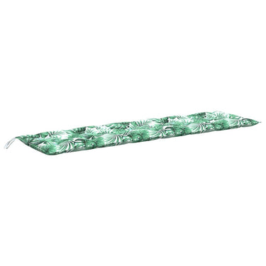 Vidaxl tuinbankkussen 180x50x7 cm oxford stof bladpatroon