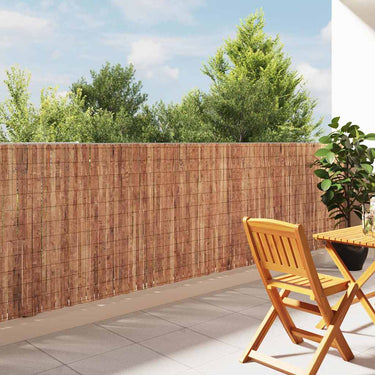 Vidaxl schorsschutting bruin 400 x 125cm schors