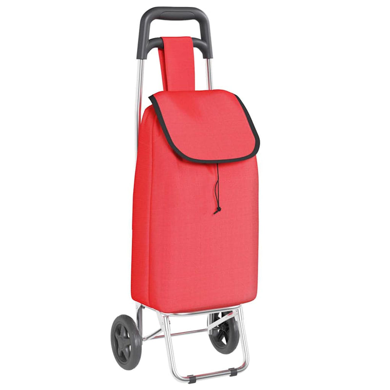Chargez l'image dans la visionneuse de la galerie, Vidaxl winkel trolley rood 35 x 28 x 92 cm oxford stof
