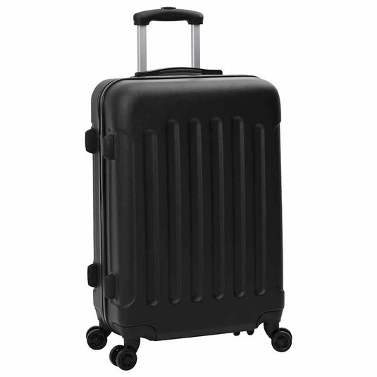 Vidaxl koffer met slot 3 pcs zwart 50 x 31 x 78 cm abs kunststof