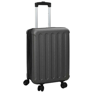 Vidaxl koffer met slot donkergrijs 34 x 23 x 55.5 cm abs kunststof