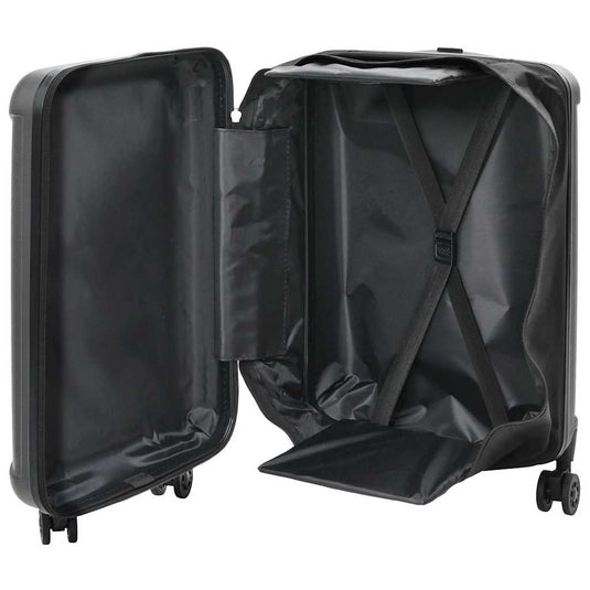Vidaxl koffer met slot donkergrijs 34 x 23 x 55.5 cm abs kunststof