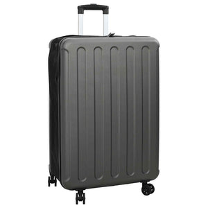 Vidaxl koffer met slot donkergrijs 50 x 30 x 76 cm abs kunststof