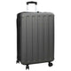 Vidaxl koffer met slot donkergrijs 50 x 30 x 76 cm abs kunststof