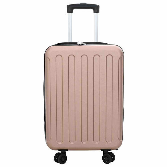 Vidaxl koffer met slot roségoud 34 x 23 x 55.5 cm abs kunststof