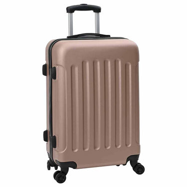 Vidaxl koffer met slot 3 pcs rose gold 50 x 31 x 78 cm abs kunststof