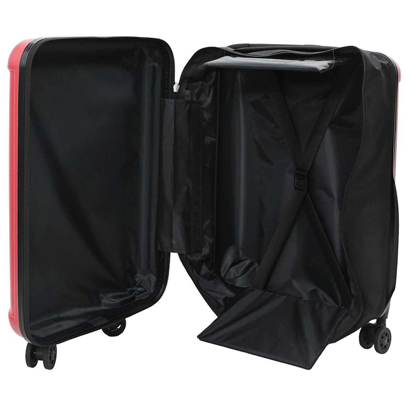 Afbeelding laden in galerijviewer, Vidaxl koffer met slot rood 43 x 27 x 66 cm abs kunststof
