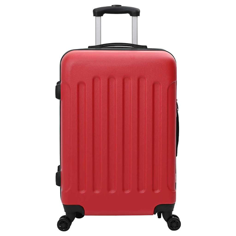 Chargez l'image dans la visionneuse de la galerie, Vidaxl koffer met slot 3 pcs rood 50 x 31 x 78 cm abs kunststof
