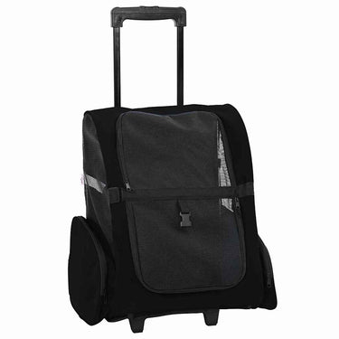 Vidaxl huisdierentrolley 3-in-1 48x32x(57-106) cm oxford stof zwart