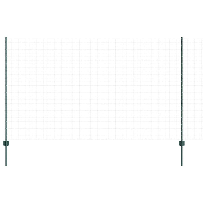 Chargez l'image dans la visionneuse de la galerie, Vidaxl afrasteringspaal 11 pcs groen 140 cm staal
