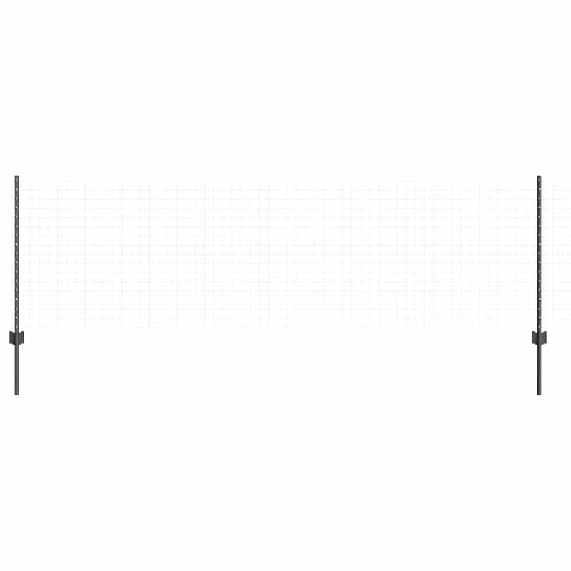 Chargez l'image dans la visionneuse de la galerie, Vidaxl afrasteringspaal 11 pcs grijs 80 cm staal
