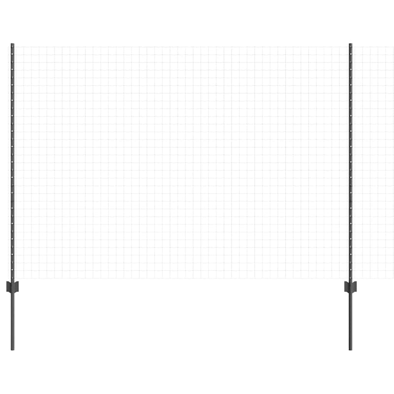 Chargez l'image dans la visionneuse de la galerie, Vidaxl afrasteringspaal 11 pcs grijs 160 cm staal
