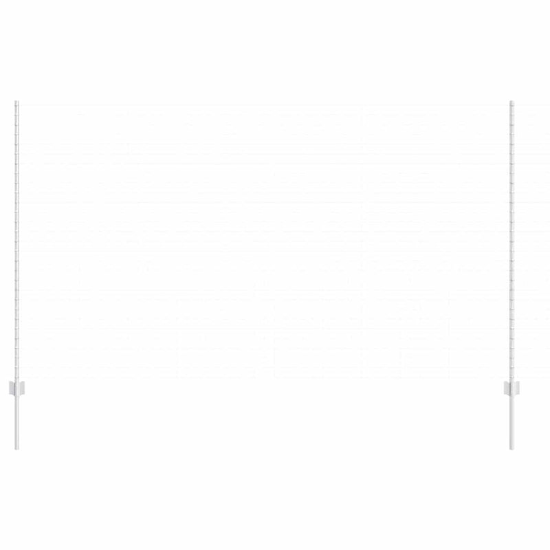Chargez l'image dans la visionneuse de la galerie, Vidaxl afrasteringspaal 11 pcs zilver 160 cm staal
