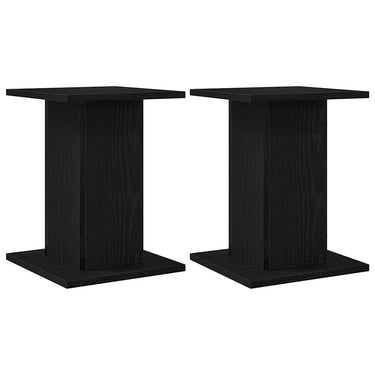 Vidaxl luidspreker standaards 2 pcs zwart eiken 30 x 30 x 40 cm
