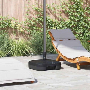 Vidaxl parasolvoet zwart 45 x 45 x 29,5 cm hoogwaardig polyethyleen