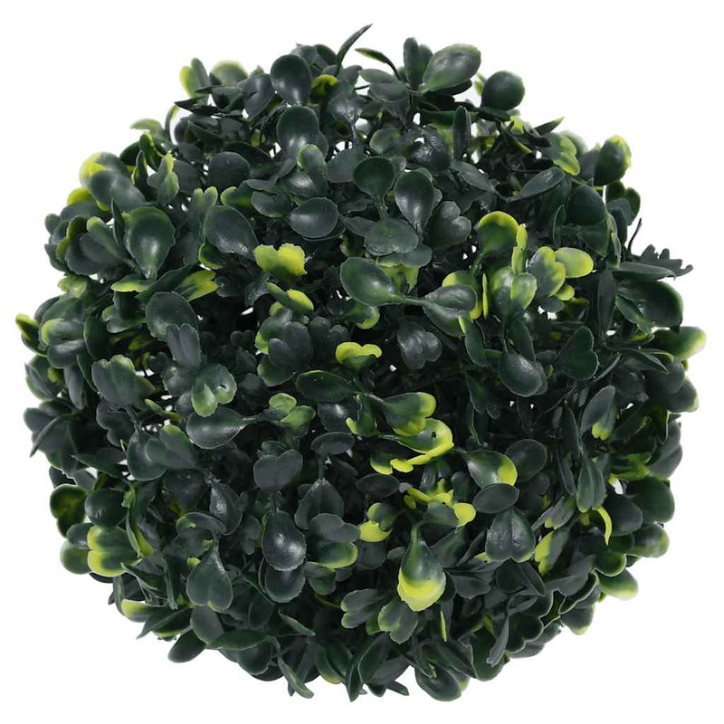 Afbeelding laden in galerijviewer, Vidaxl kunstbuxusballen met led-verlichting 4 st 12 cm groen
