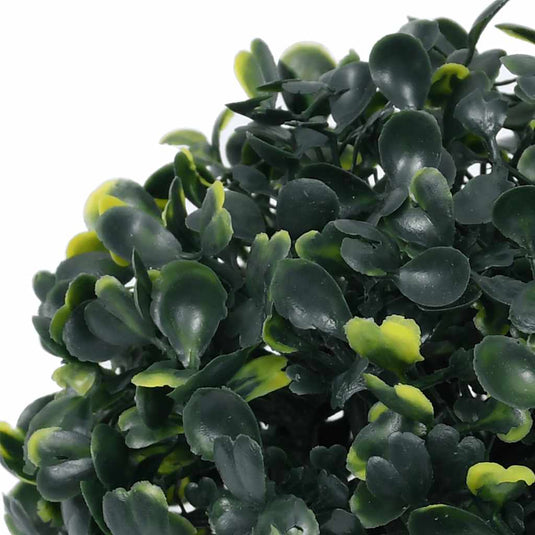 Vidaxl kunstbuxusballen met led-verlichting 2 st 45 cm groen