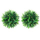 Vidaxl kunstbuxusballen met led-verlichting 2 st 30 cm groen