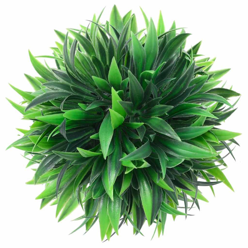 Chargez l'image dans la visionneuse de la galerie, Vidaxl kunstbuxusballen met led-verlichting 2 st 30 cm groen
