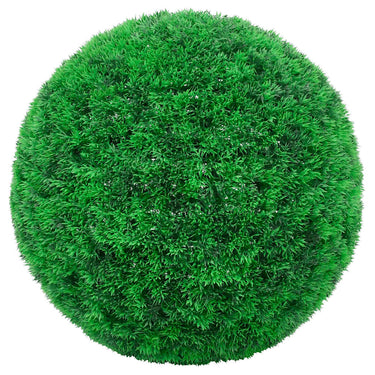 Vidaxl kunstbuxusballen met led-verlichting 2 st 27 cm groen