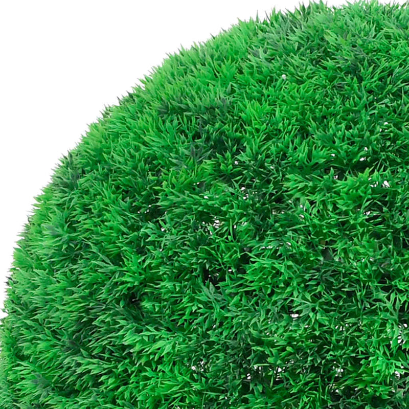 Chargez l'image dans la visionneuse de la galerie, Vidaxl kunstbuxusballen met led-verlichting 2 st 27 cm groen
