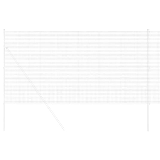 Vidaxl gelaste draadhek zilver 0.4 x 25 m
