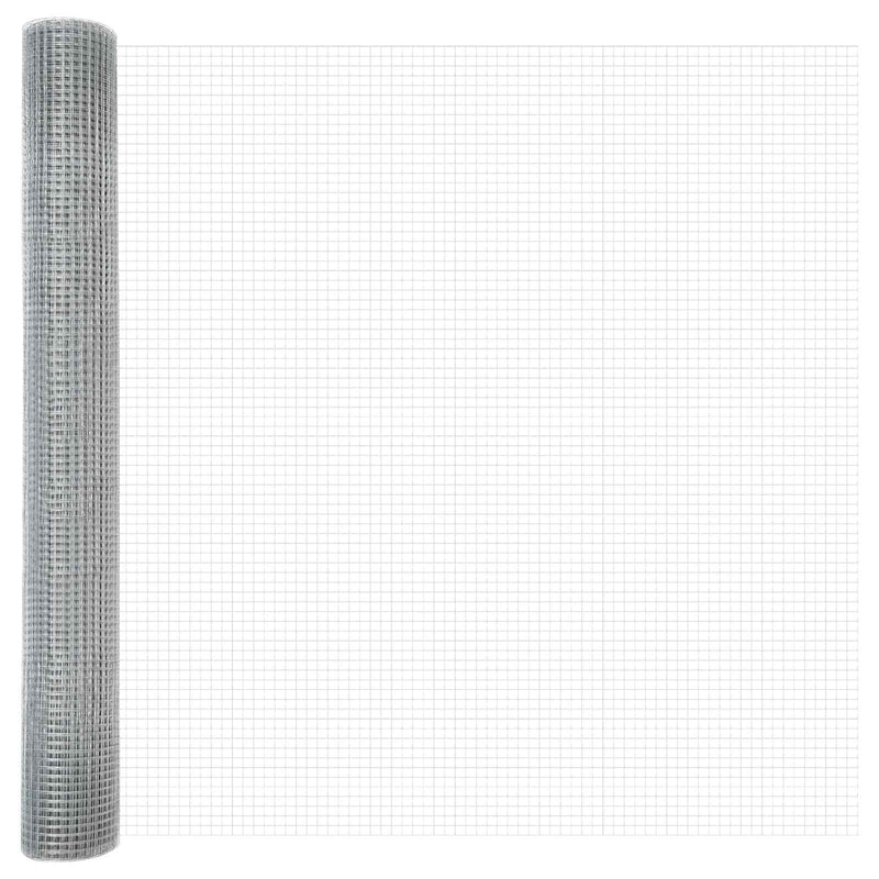 Afbeelding laden in galerijviewer, Vidaxl gelaste draadhek zilver 1.4 x 25 m
