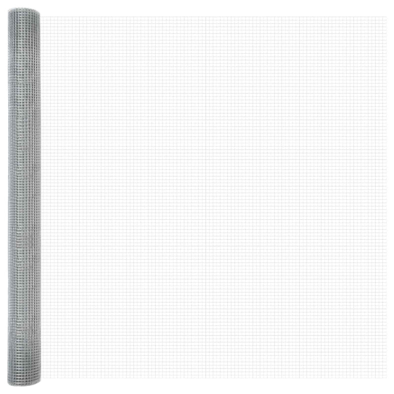 Afbeelding laden in galerijviewer, Vidaxl gelaste draadhek zilver 1.6 x 25 m
