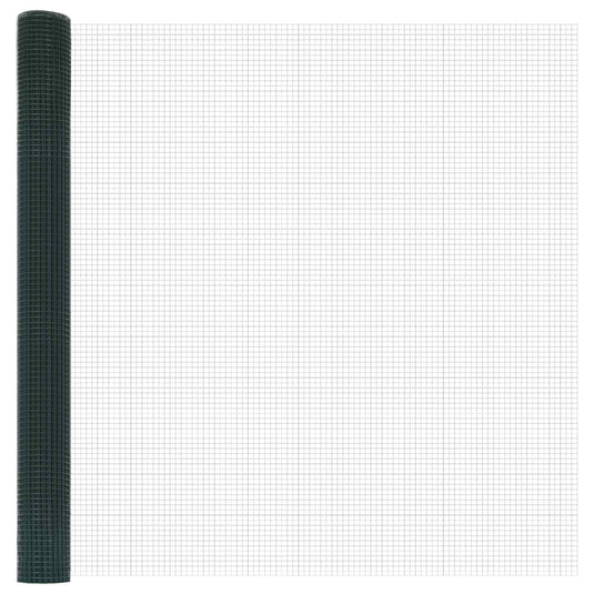 Vidaxl gelaste draadhek groen 1.6 x 10 m