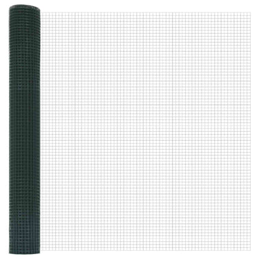 Vidaxl gelaste draadhek groen 1.2 x 25 m