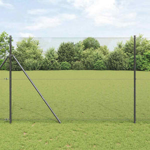 Vidaxl gelaste draadhek grijs 1.6 x 10 m
