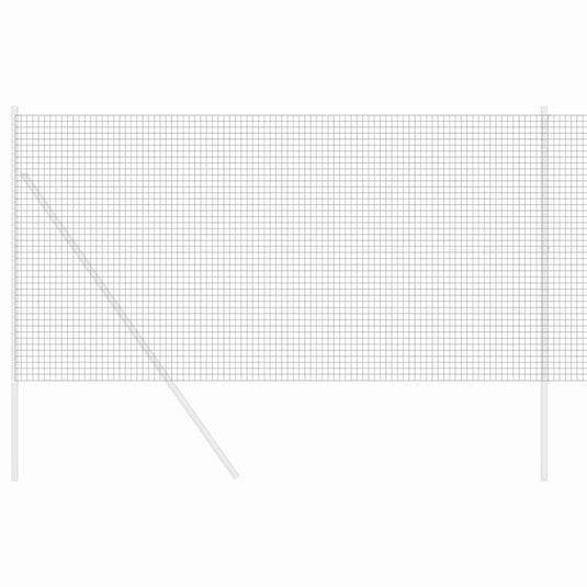 Vidaxl gelaste draadhek grijs 1.4 x 25 m