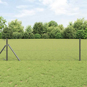 Vidaxl gelaste draadhek grijs 0.4 x 50 m
