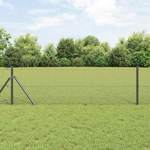 Vidaxl gelaste draadhek grijs 0.6 x 50 m