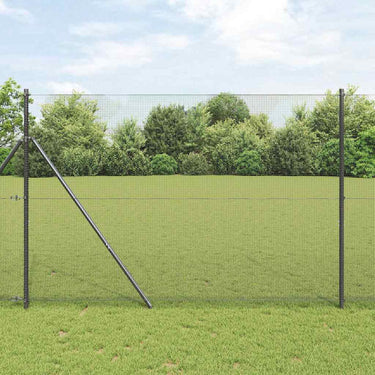 Vidaxl gelaste draadhek grijs 1.5 x 50 m