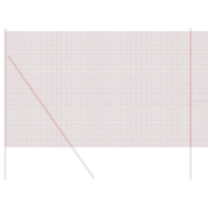 Chargez l'image dans la visionneuse de la galerie, Vidaxl gelaste draadhek rood 1.5 x 25 m

